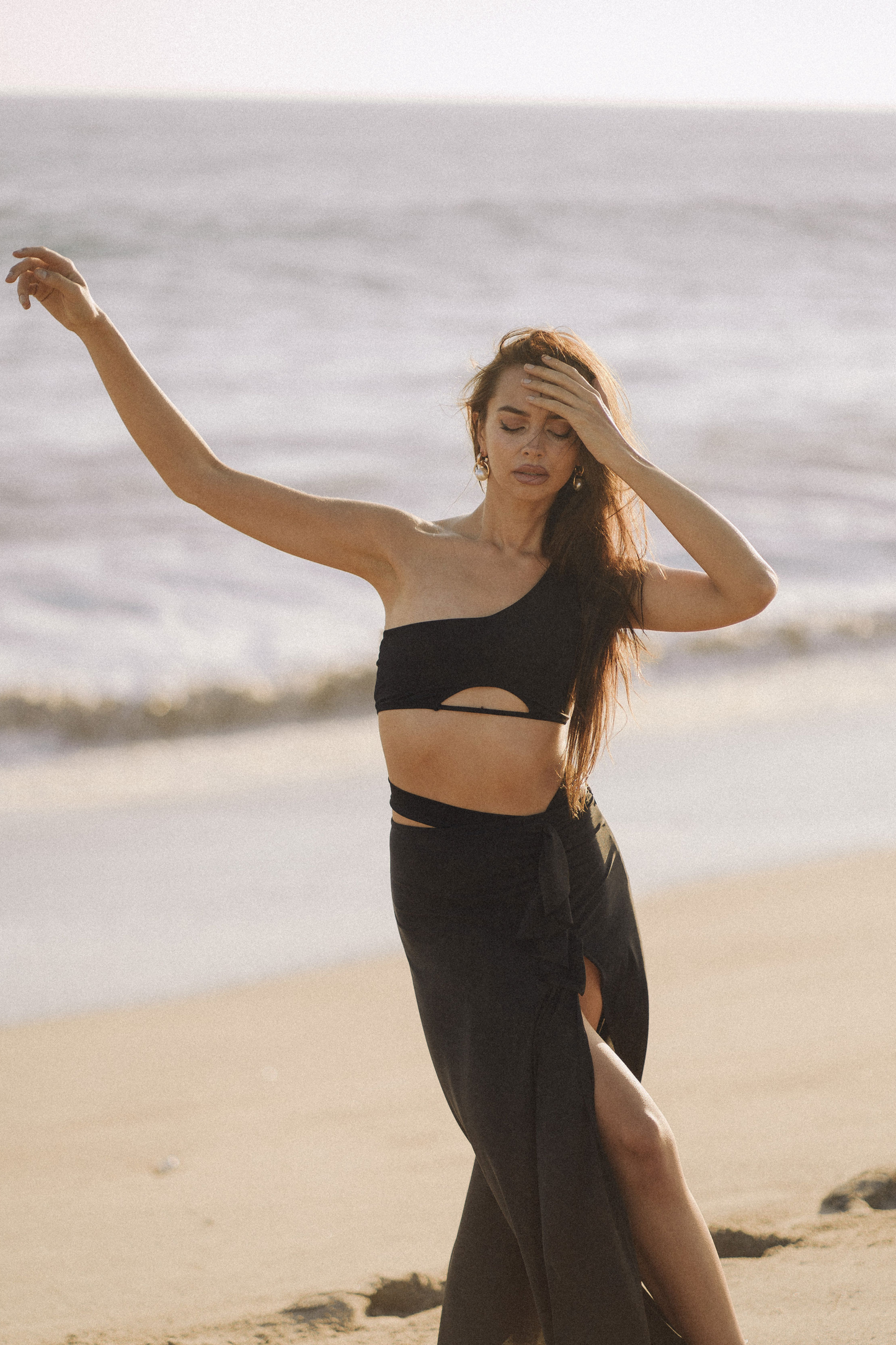 SWEET ESCAPE SKIRT SET MIDNIGHT BLACK